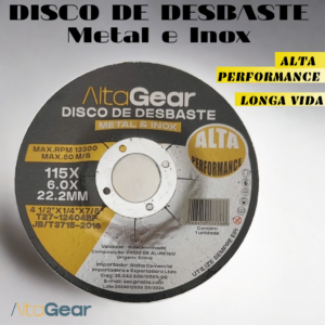 Disco de Desbaste - Altagear